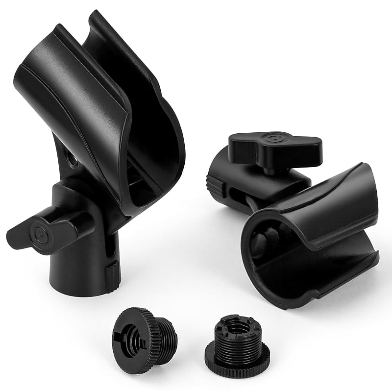 Microphone Clip Holder With Angle Lock Knob, Mic Clips Comes Reverb