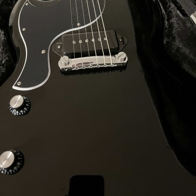 Gibson Gibson USA SG Junior 60s Ebony Lefty left handed seymour duncan antiquity P-90 hard case image 3