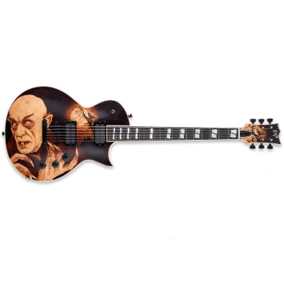 ESP USA Eclipse Nosferatu Limited Edition Electric Guitar Pyrograph Series for sale