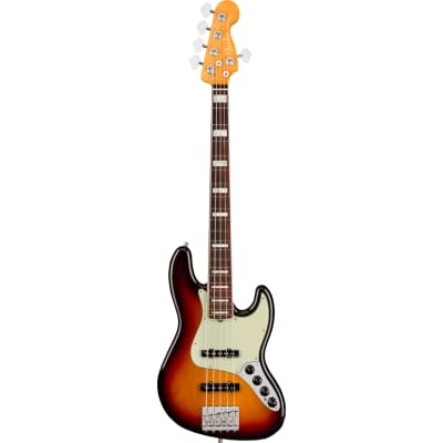 Fender American Ultra Jazz Bass V RW Ultraburst - 5-String Electric Bass for sale