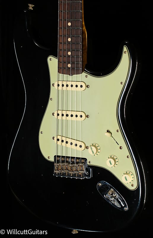 Fender Custom Shop Willcutt True '62 Stratocaster Journeyman Relic Black 59 C (433) image 1
