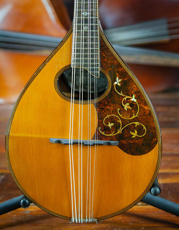 Harmony Perfacktone Mandolin 1920s Natural image 1