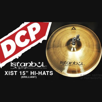 Istanbul Agop Xist Brilliant Hi Hat Cymbals 15" image 2