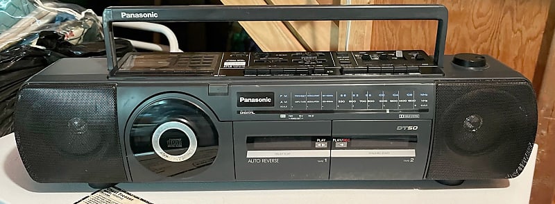 Panasonic RX-DT50 1988 - Black image 1