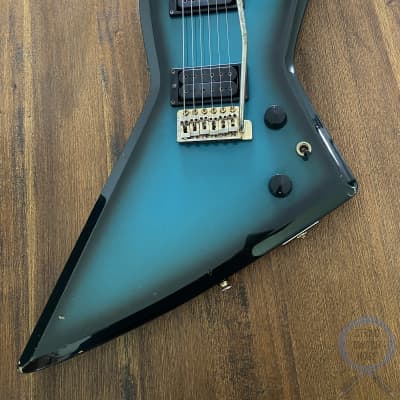 Aria Pro II, Explorer, ZZ Deluxe, Blue Black Burst, MIJ, 1983 | Reverb