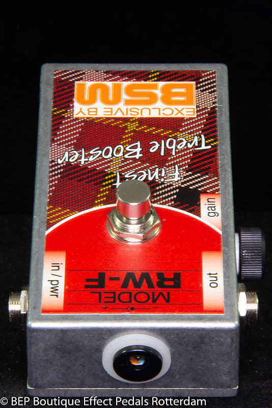 BSM RW-F Treble Booster s/n 4210 tribute to the sound of Ronnie Wood