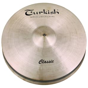 Turkish Cymbals 14" Classic Series Classic Hi-Hat Medium C-HM14 (Pair)