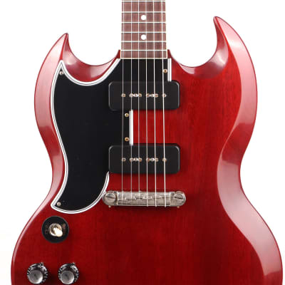 Gibson Custom Shop 1963 SG Special Left-Handed VOS Cherry Red Made 2 Measure image 6