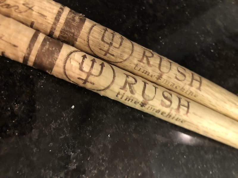 Neil Peart Time Machine authentic Tour Drumsticks