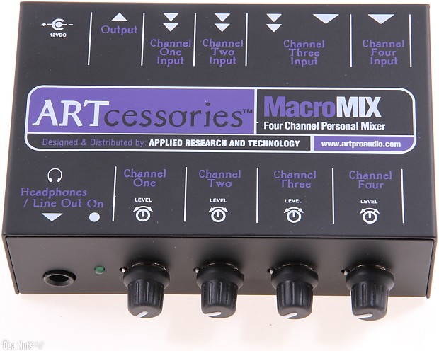 ART MacroMix 4-Channel Personal Mixer image 1