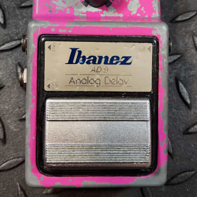 Ibanez AD9 Analog Delay Pedal 1982 Vintage MN3205 Analog Delay 1980s - Hot Pink image 2