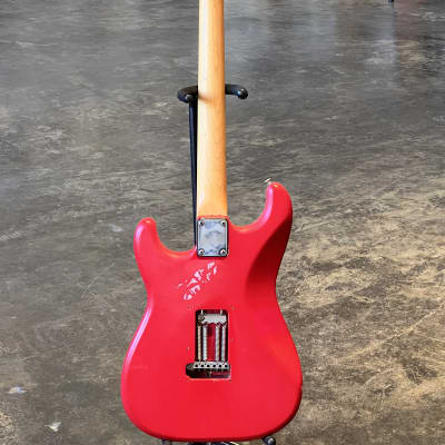 1987 MIJ Squier Stratocaster - Red image 4