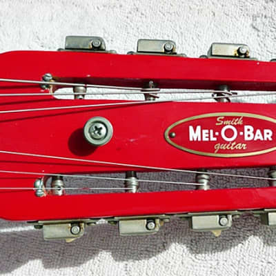 Vintage USA 1967 Mosrite Smith Guitar Mel-O-Bar Electric Slide Guitar Serial #128 - Rare Red Finish image 23