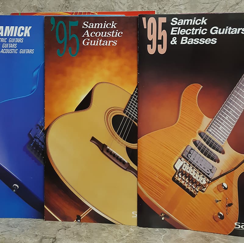 Samick guitar catalogs 1995, with Valley Arts collaborations Reverb