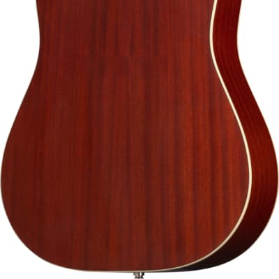 Epiphone Hummingbird Studio Dreadnought Acoustic-Electric Guitar, Solid Spruce Top, Faded Cherry image 3
