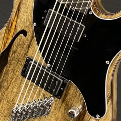 Hybrid Guitars T-7 Black Limba image 2
