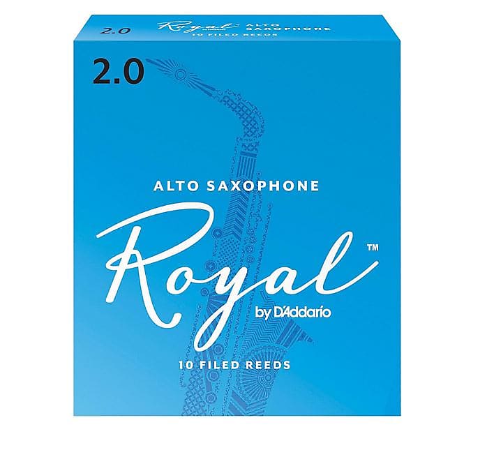 Rico Royal Alto Saxophone Reeds Box of 10 Strength 2 image 1