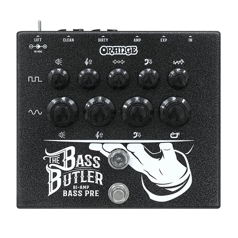 Orange Bass Butler Bi-Amp Bass Preamp Pedal image 1