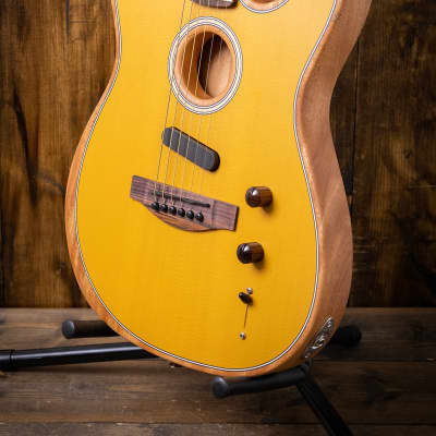 Fender  Acoustasonic Player Telecaster, Rosewood Fingerboard - Butterscotch Blonde image 4