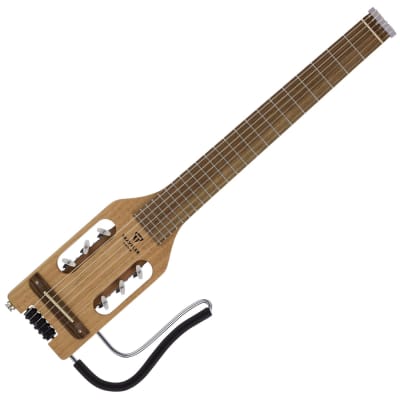 Traveler Guitar Ultra-Light Nylon-String Acoustic/Electric Travel Guitar (Mahogany) for sale