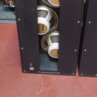 RARE! Marshall 1960s/1970s Celestion G12M 4 x 12" Basketweave PA Speaker Columns/Guitar Cabinets - Very Clean! image 8