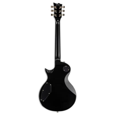 ESP LTD EC-256 Eclipse 6-String Right-Handed Electric Guitar with Mahogany Body, and Roasted Jatoba Fingerboard with Flag Inlays and 22 Extra-Jumbo Frets (Black) image 2