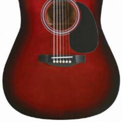 Lauren LA125 6-String Dreadnought Acoustic Guitar - Brown, Brownburst Finish for sale