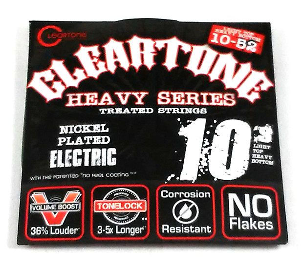 Cleartone 9520 Dave Mustaine Coated Electric Guitar Strings - Light Top Heavy Bottom (10-52) image 1