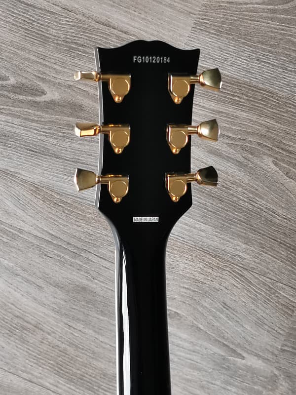 ギター Burny Les Paul Custom Electric Guitar BURNY RLC 85 BLK BLACK, Factory-new buy at