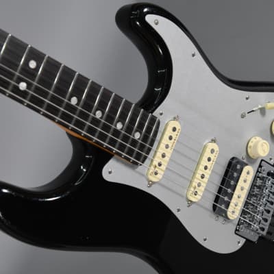 Fender American Ultra Luxe Stratocaster Hss Mn Floyd Rose 2023 - Mystic Black image 4