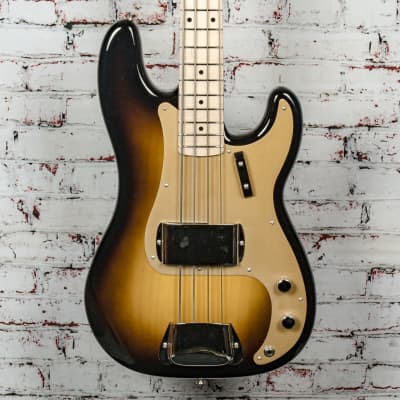 Fender - B2 Vintage Custom '57 P Bass® - Bass Guitar - Time Capsule Package - Maple Neck - Wide-Fade 2-Color Sunburst - w/ Hardshell Case - x4357 image 1