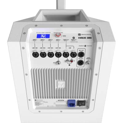 Electro-Voice EVOLVE 30M Portable 1000W Column Sound System with Mixer & Bluetooth (White) (B-Stock) image 7