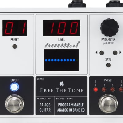 Free The Tone PA10QG Programmable 10-Band Analog Guitar EQ