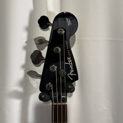 Fender Aerodyne Jazz Bass with Case 2018 Glass Black image 3