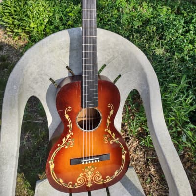 1957 RARE United Buckeye Cowboy Guitar Pro Setup Plays Great! | Reverb