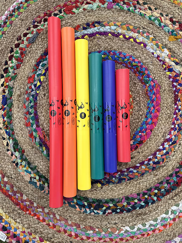 Boomwhackers 6Note Percussion Tube Set C Major 2010s Reverb