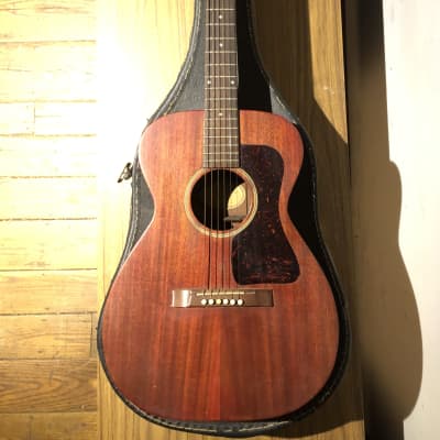 1965 Guild M-20 Mahogany Acoustic Guitar w/ Guild case - needs love! for sale
