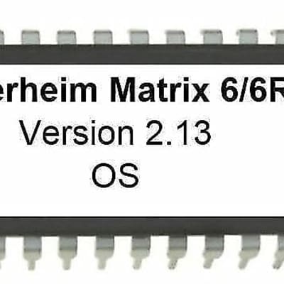 Oberheim Matrix 6 And 6R - Version 2.13 Firmware Latest OS Eprom Matrix6 image 1