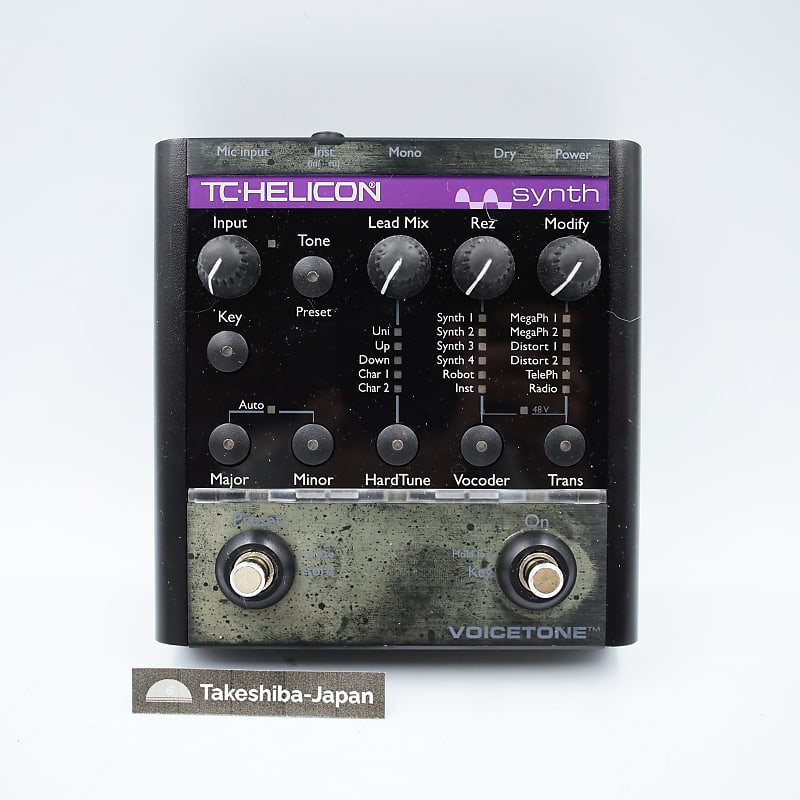 TC Helicon VoiceTone Synth Vocal Effect Pedal 9423792 | Reverb