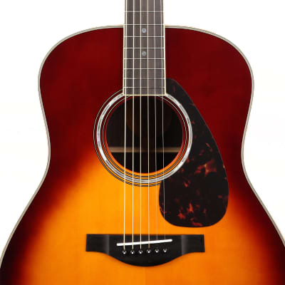 Yamaha LL16B ARE Original Jumbo Acoustic-Electric Guitar Brown Sunburst image 6