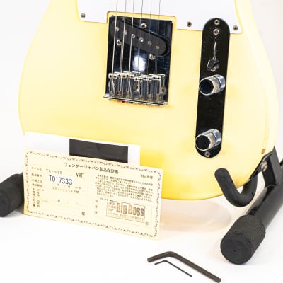 1995 Fender TL-STD Telecaster Olympic White w/ Gigbag, Maple Fretboard image 3