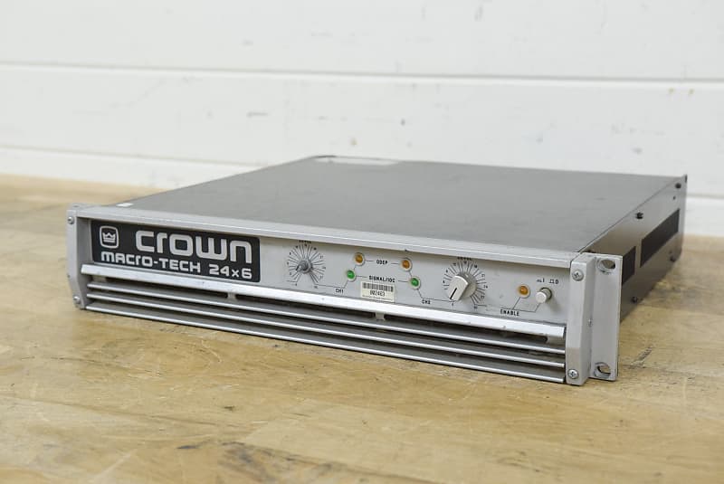 Crown MacroTech 24x6 2Channel Power Amp CG00HNG Reverb