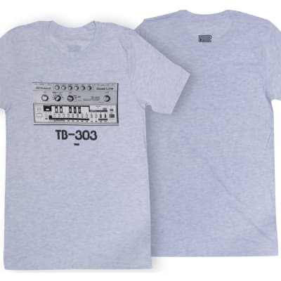 Roland TB-303 Crew T-Shirt Size 2X-Large in GREY image 4