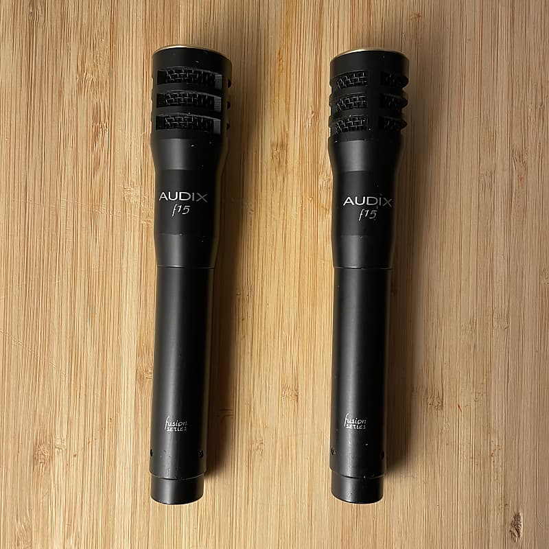 Drum Overhead Mics Audix Fusion f15 Small Diaphragm Wide Reverb