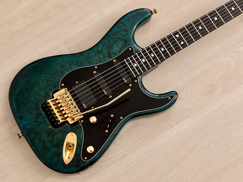 Valley Arts M series★極上キルトネック！！★トラ目 EMG Valley Arts M series☆極上キルトネック！！☆トラ目 EMG