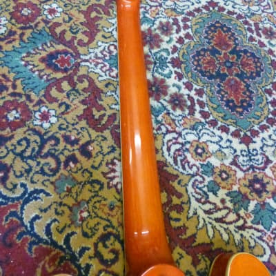 Hartwood Revival Vibrato Semi Acoustic Guitar, Burnt Orange image 7