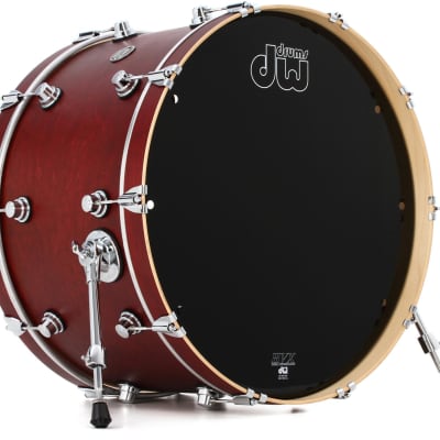 DW Performance Series Bass Drum - 14 x 24 inch - Tobacco Satin Oil image 1