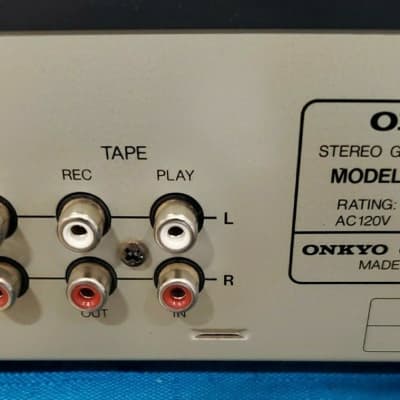 Vintage Onkyo Eq Band Graphic Equalizer Eq Tested Reverb