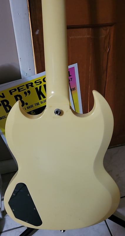 Edwards E-SG 60's SG Custom 2004 - Cream/white | Reverb