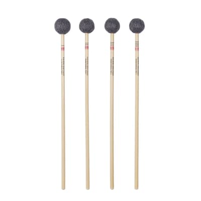 Kolberg R702 marimba mallets Jasmin Solo 1 red, set of 4, rattan image 2
